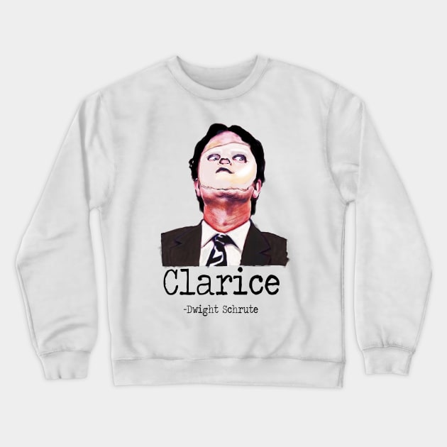 Dwight Clarice Crewneck Sweatshirt by WooleOwl